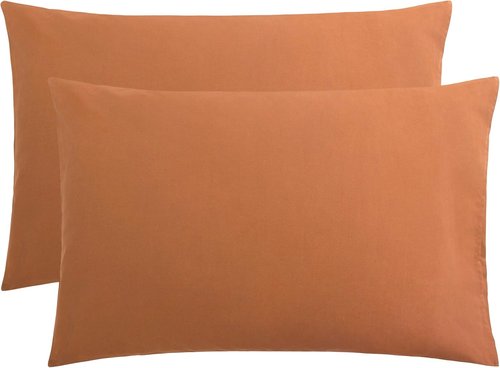 FLXXIE Pillow Cases - Soft Microfiber Queen Pillow Covers with Envelope Closure | 2-Piece Set, Tan 20x30