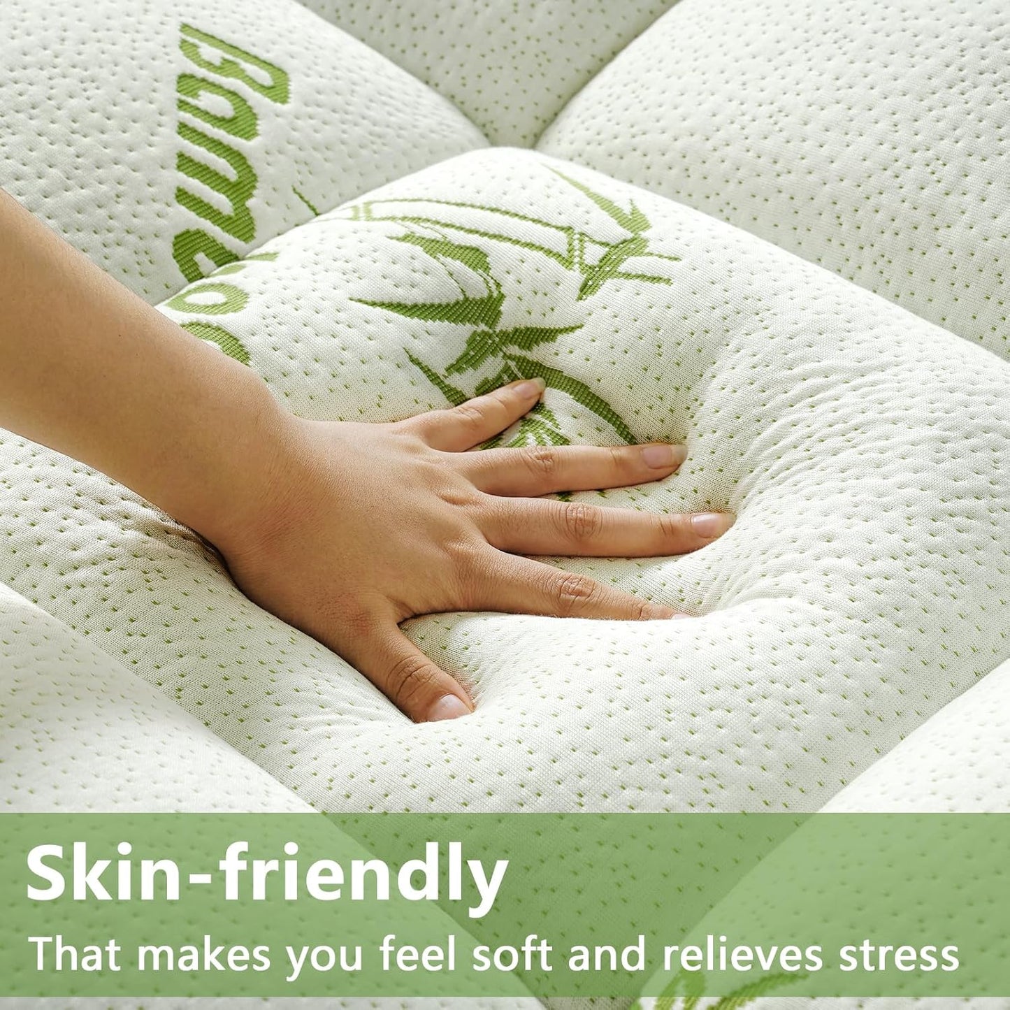 PATSBA King Size Mattress Topper - Premium Viscose Bamboo for Back Pain Relief | Extra Thick 1200 GSM Pillow Top, Deep Pocket Up to 21 Inches (78x80 Inch)