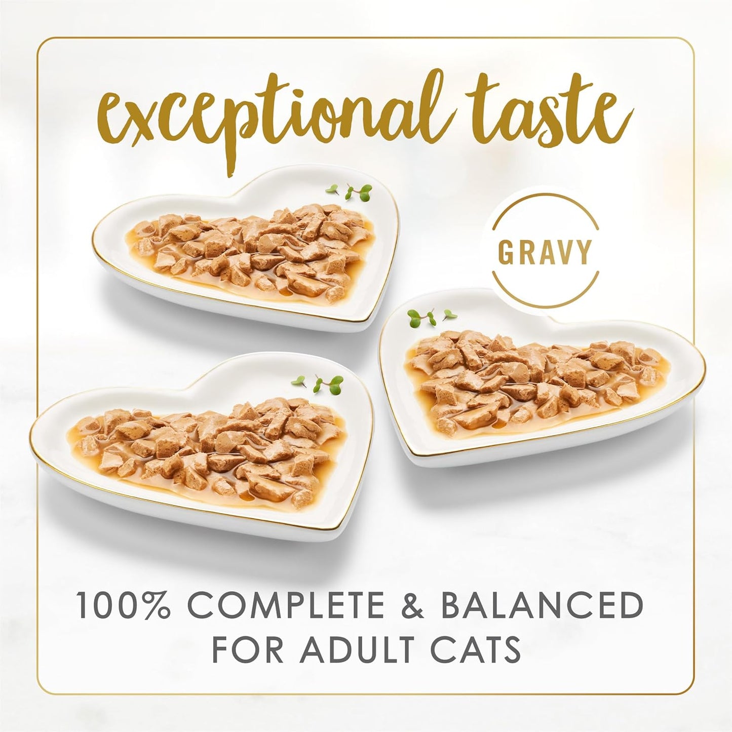 Purina Fancy Feast Gravy Lovers Wet Cat Food Variety Pack - Gourmet Poultry & Beef | 24 Cans (3 oz.)