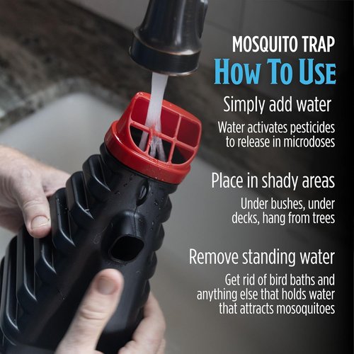 Grandpa Gus's Mosquito Trap - Water-Activated Bug Killer for Backyard & Patio | 2 Pack, 1,500 Sq Ft Coverage