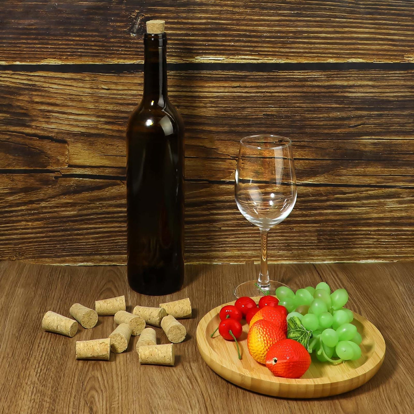 16 Pack Soft Wood Corks Tapered Cork Wooden Beer Bottle Stopper Replacement Leakproof Wine Bottle Corks for Wine Making Craft, 0.67 x 0.87 x 1.38 Inch
