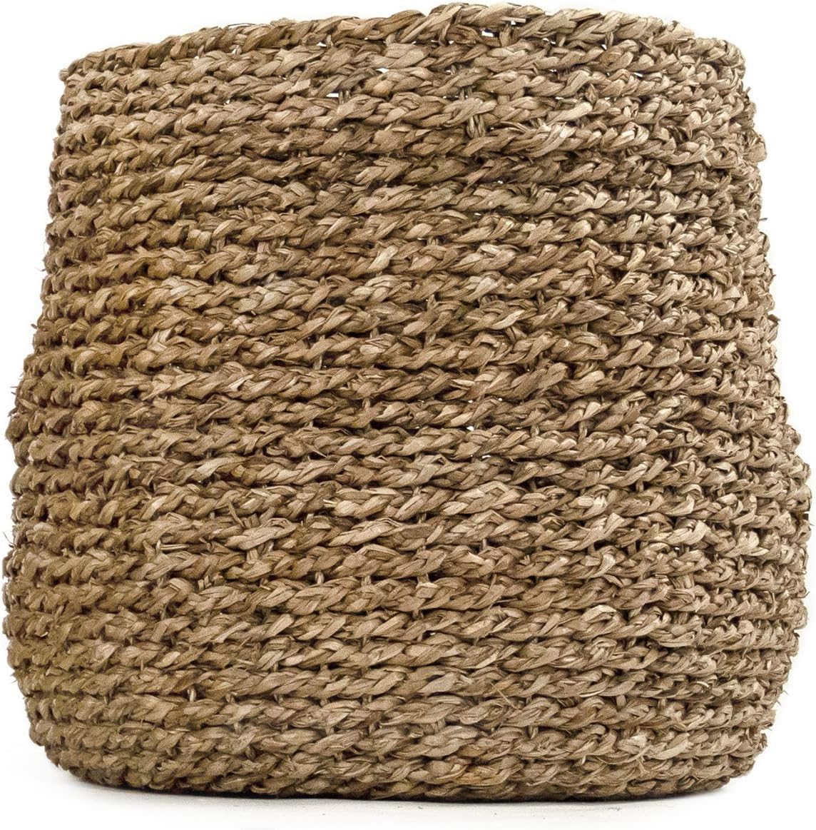 ZENTIQUE Woven Basket - Stylish Brown & Beige Storage Solution | One Size