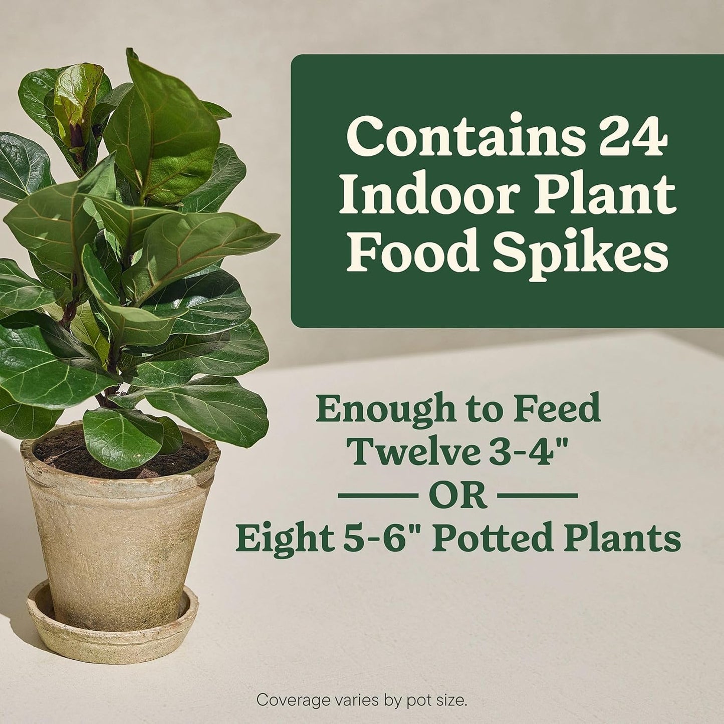 Miracle-Gro Indoor Plant Food Spikes - Fertilizer Spikes for Houseplants, Flowers & Vegetables | 24 Count