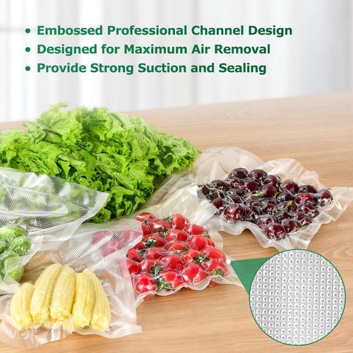FRESKO Vacuum Sealer Bags Rolls - 11" x 20' | Heavy-Duty BPA-Free Food Storage & Sous Vide Bags