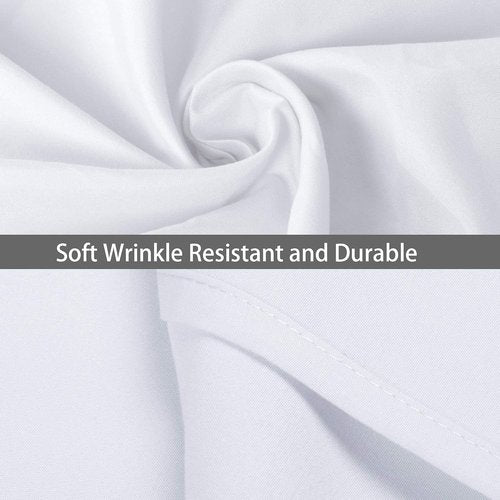 FLXXIE Twin Flat Sheet - Soft Brushed Microfiber | Fade, Wrinkle-Free & Stain Resistant - Hotel Quality (Twin, White)