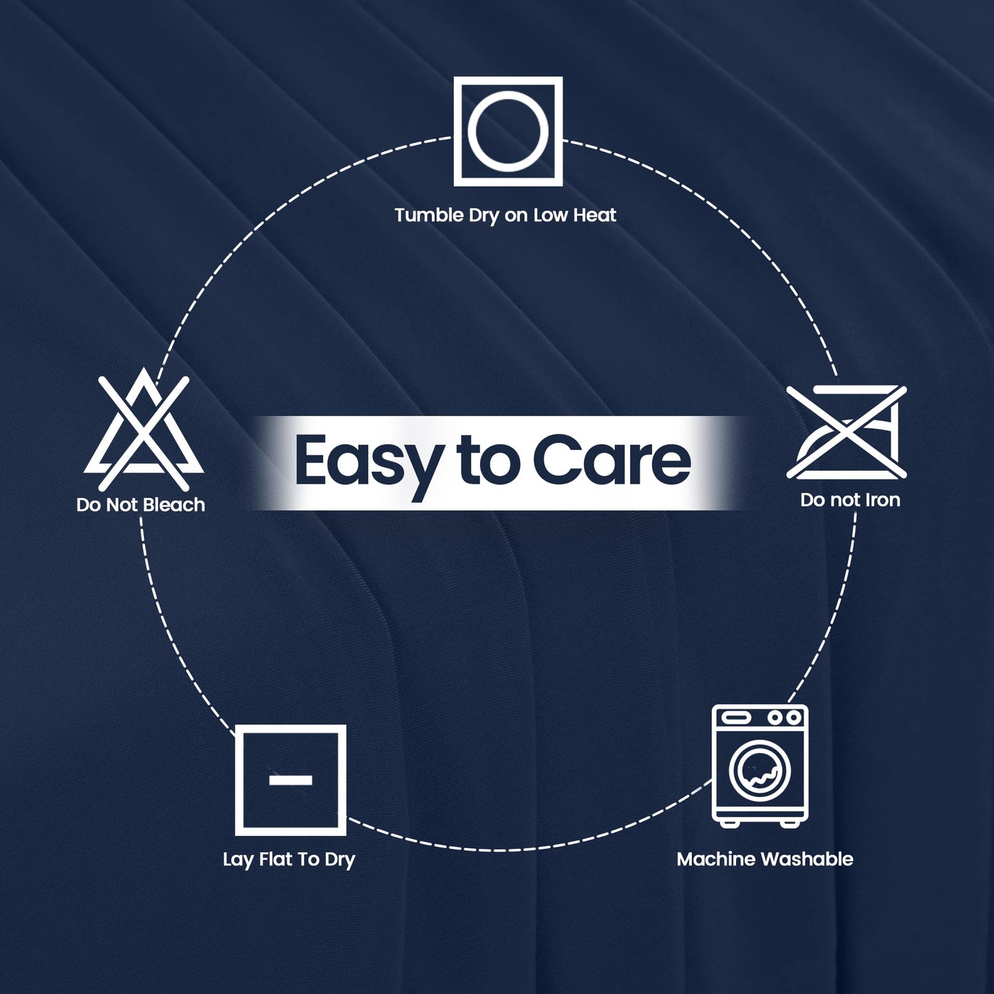 Utopia Kitchen 6ft Spandex Table Cloth Rectangle [1 Pack, Navy Blue] 200GSM Premium Stretch, Lycra, Washable and Wrinkle Resistant Table Cover Fitted for Event, Wedding, Banquet [72Lx30Wx30H Inch]