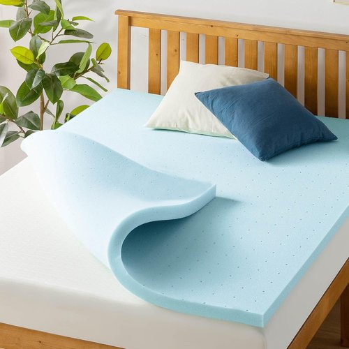 Best Price Mattress 1.5 Inch Cooling Gel Infused Memory Foam Topper - CertiPUR-US Certified | King Size