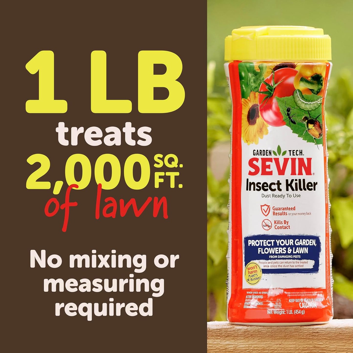 Sevin Insect Killer Dust - Effective Pest Control Solution - 3LB Size