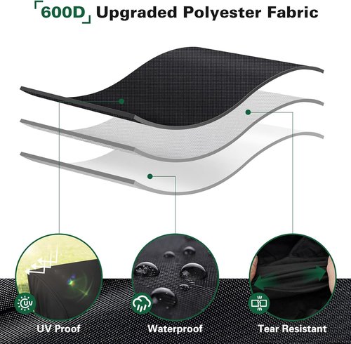 Blackstone Heavy Duty 600D Grill Cover - Waterproof Protection for 17-Inch Griddle