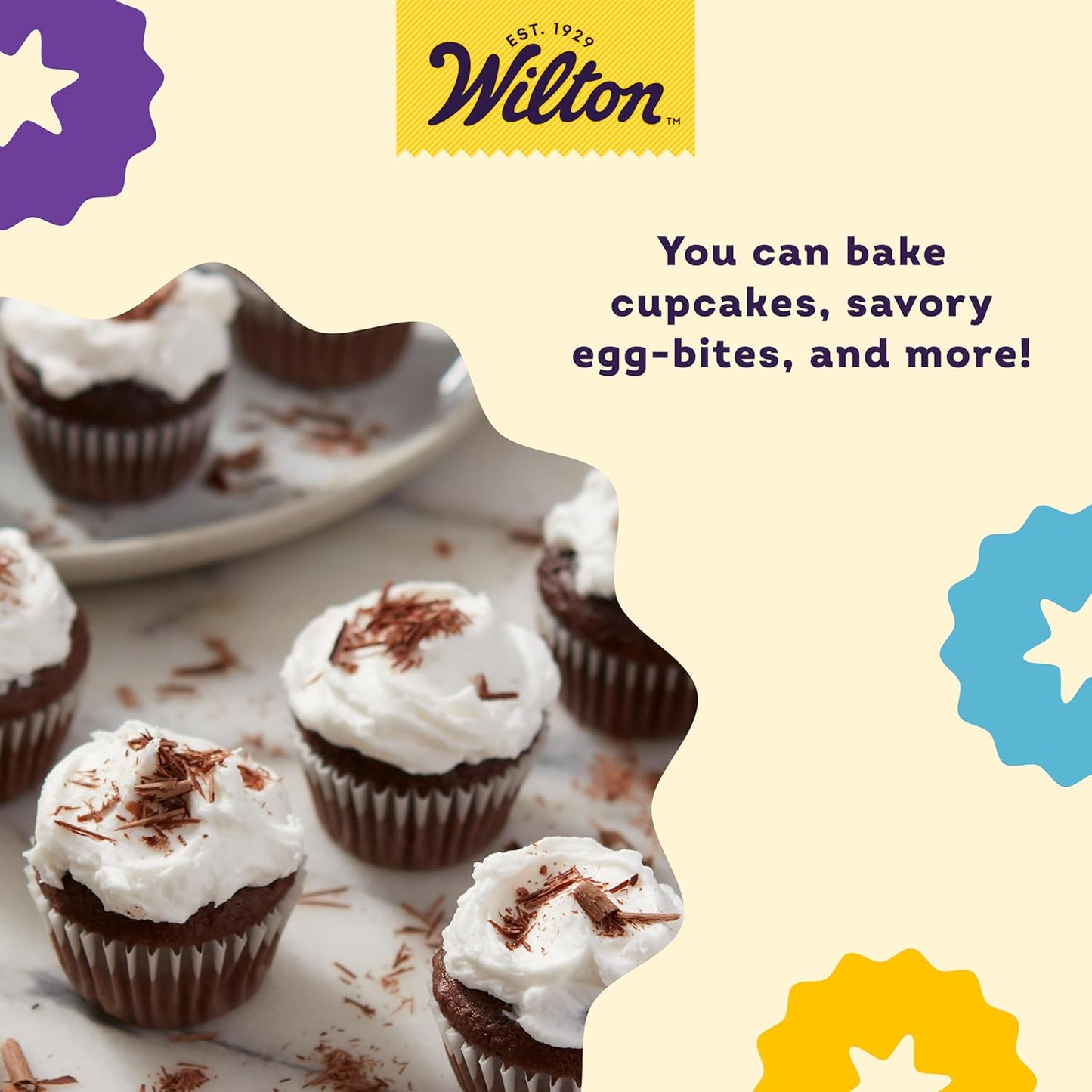 Wilton Gold Non-Stick Mini Muffin Pan - Perfect for Cupcakes & Muffins - PFAS-Free, Scratch Resistant - 16 x 10 Inch, 24 Cups