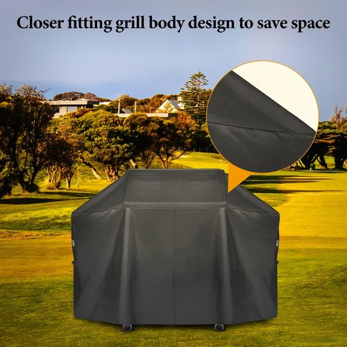 BBQ-PLUS Grill Cover for Napoleon PRO Prestige 500 Series Grill Heavy Duty and Waterproof BBQ Grill Cover for Napoleon Grill Accessories Black