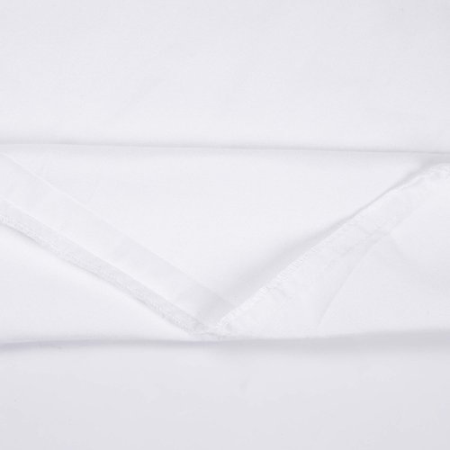 BEDSUM Microfiber Pillowcases Set of 2 - Soft, Wrinkle-Resistant, Easy Care | 20x26 Inches, White