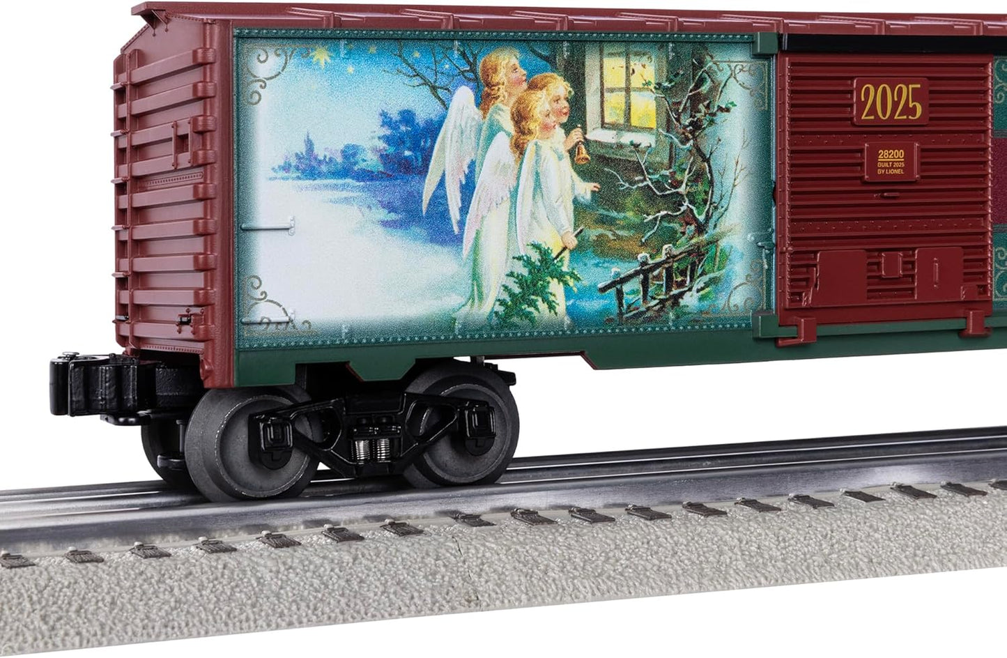 Lionel O Gauge Model Train Boxcar - 2025 Christmas Music Edition | Festive Holiday Decor