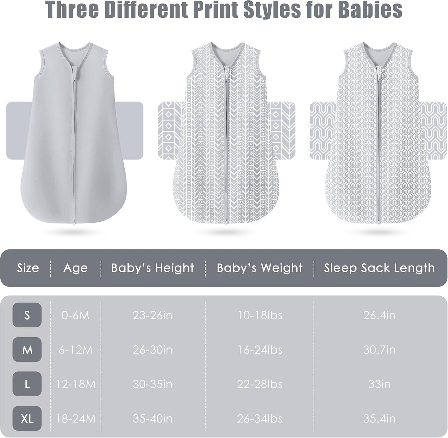 Sweet Dolphin Baby Wearable Blanket Sleep Sack - 100% Cotton, TOG 0.5, 2-Way Zipper, Newborn Essential