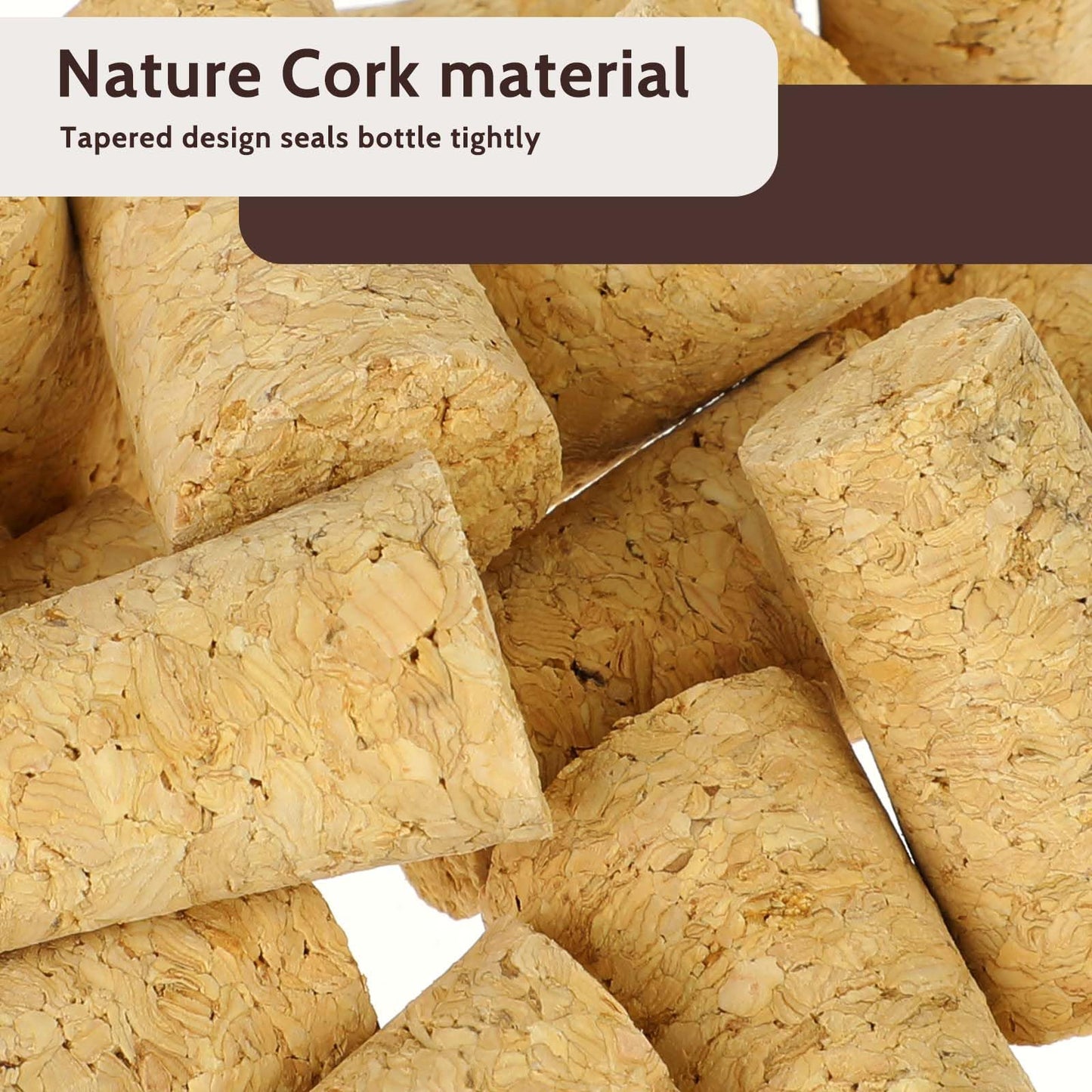16 Pack Soft Wood Corks Tapered Cork Wooden Beer Bottle Stopper Replacement Leakproof Wine Bottle Corks for Wine Making Craft, 0.67 x 0.87 x 1.38 Inch