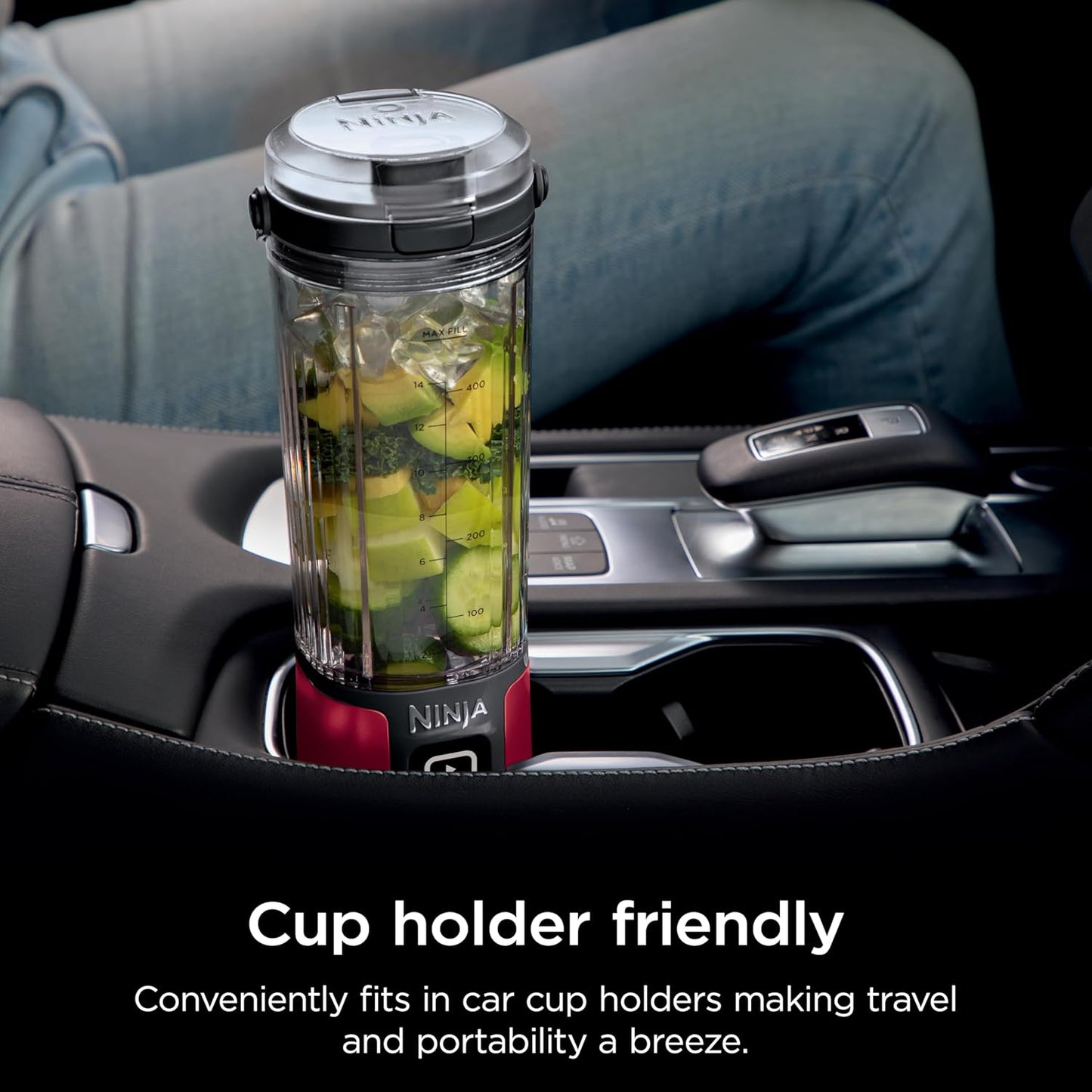 Ninja Blast Portable Blender - Cordless 18oz Personal Blender for Shakes & Smoothies | Leakproof, USB-C, Red