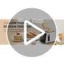 WUNLY Smart Touchscreen Toaster with Wide Slots & Memory - Silver