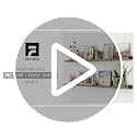 FLYJOE Walnut 72-Inch Long Floating Picture Ledge Shelf Set of 2 - Black Walnut Finish, Wall-Mounted, Minimalist Design