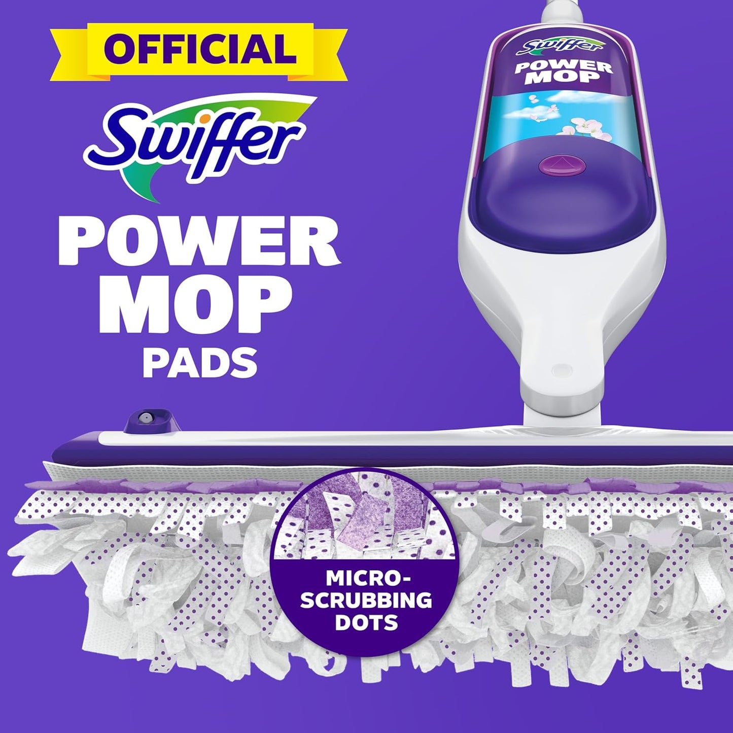Swiffer PowerMop Multi-Surface Mopping Pad Refills - 11 Count for Effortless Floor Cleaning