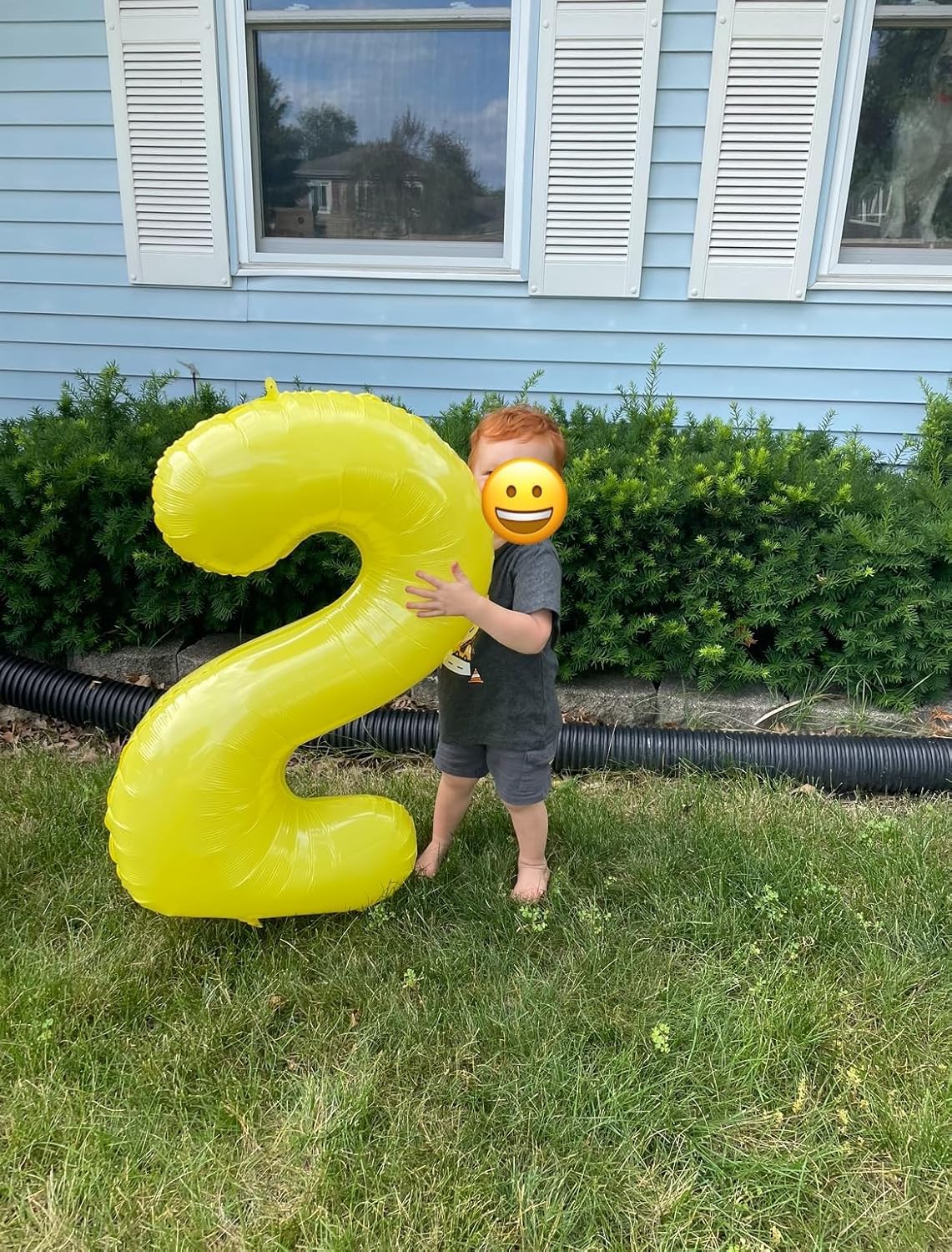 Skiennix 40-Inch Yellow Number Balloons - Perfect for 2nd, 12th, 21st Birthday Parties & Celebrations