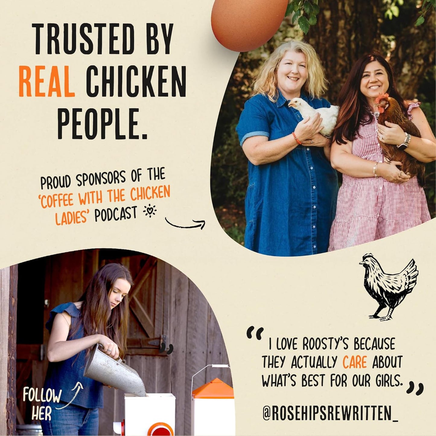 Roosty's Naturals Chicken Nesting Herbs - Chili Mix | 1LB Premium Coop Refreshing Treats Made in The USA
