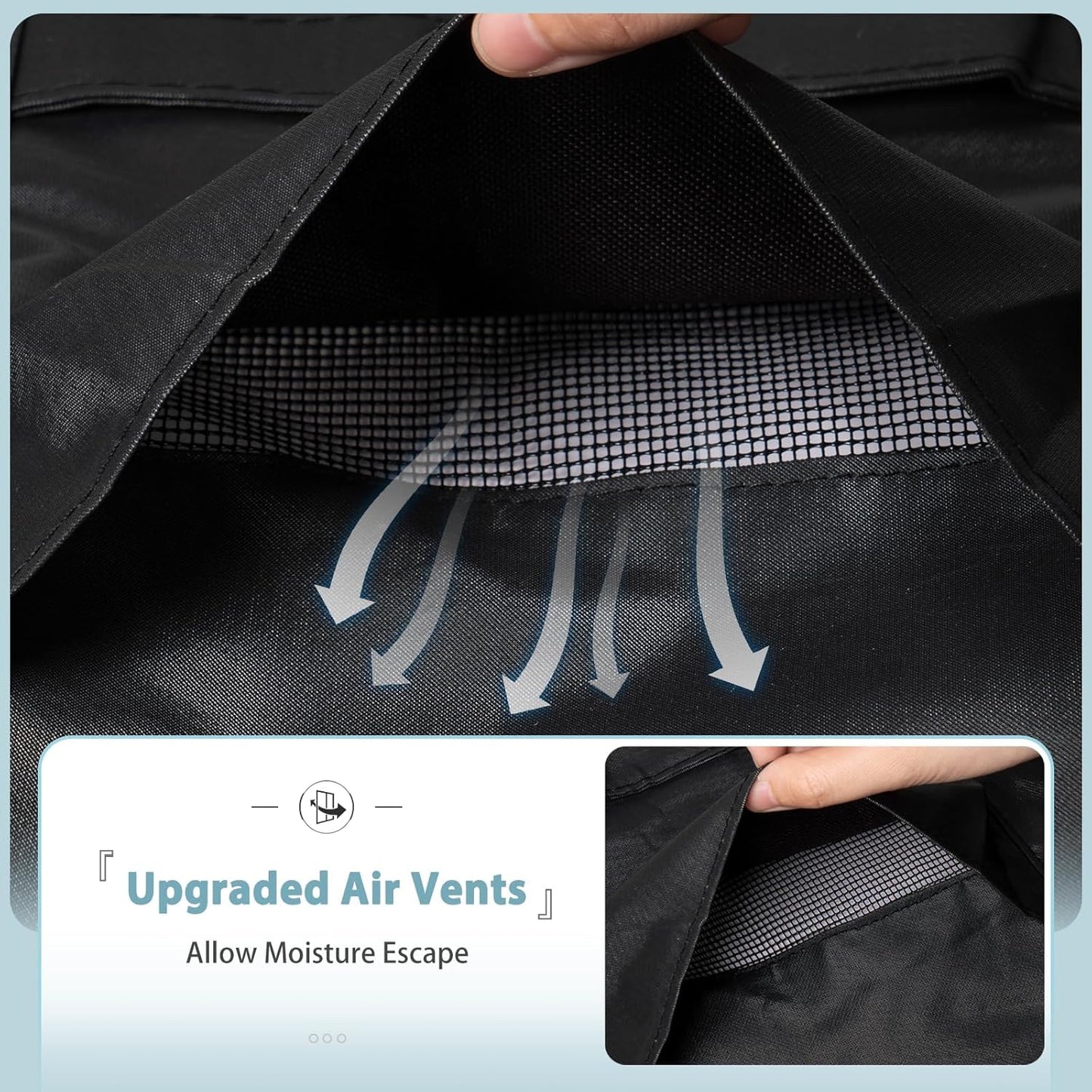 SHINESTAR Griddle Cover - Heavy Duty Waterproof 28 Inch Cover for Blackstone Grills | Air Vent & Straps