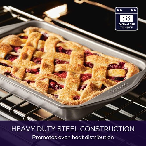 Circulon 51133 Nonstick Baking Pan | Rectangle Cake Pan - 9" x 13", Gray Finish
