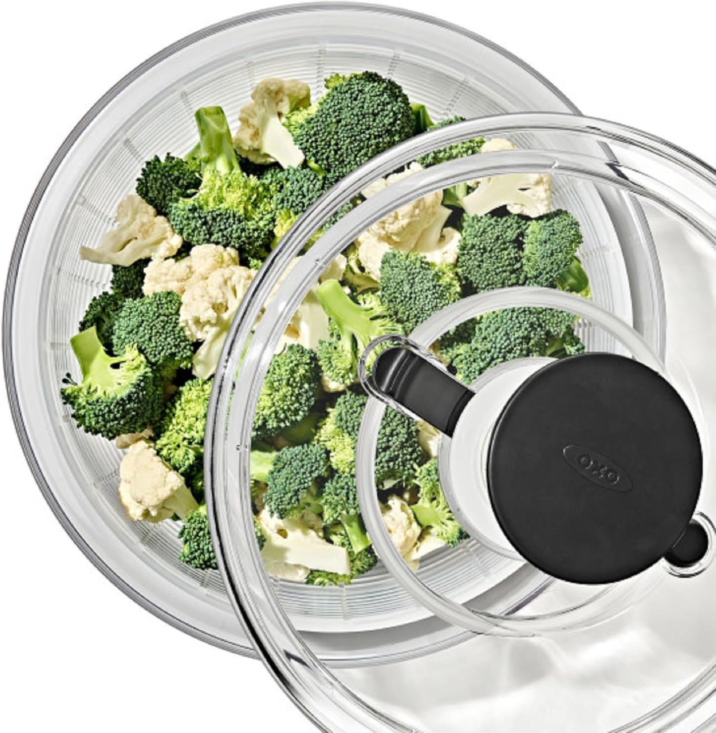 OXO Good Grips Salad Spinner - Efficient Lettuce & Fruit Washer | 6.22 Quart Capacity (Pack of 4)