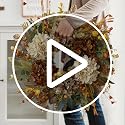 WANNA-CUL 24 Inch Fall Wreath with Hydrangea & Mini Pumpkins - Rustic Autumn Front Door Decor (10-Rustic Hydrangea Variant)
