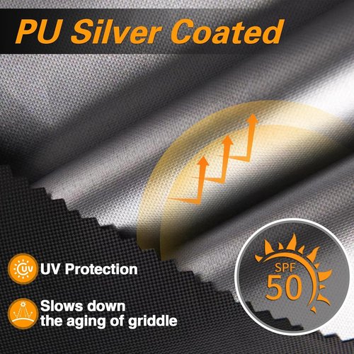 EVRBUL Waterproof 420D Griddle Cover - Fits Blackstone 1529 | 22" & 28" Single Shelf Design, Windproof Buckle