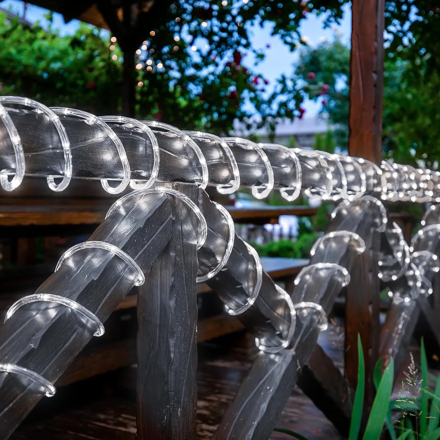 Solar Rope Lights by [Brand Name] - 132ft Waterproof Solar String Lights with 400 LEDs | 8 Modes for Outdoor Decor