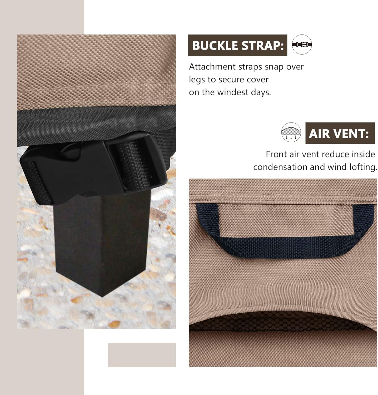 ULTCOVER Waterproof Vertical Electric Smoker Cover - Fits Most 30-Inch Square Gas BBQ Smokers | 19W x 17D x 35H Inches