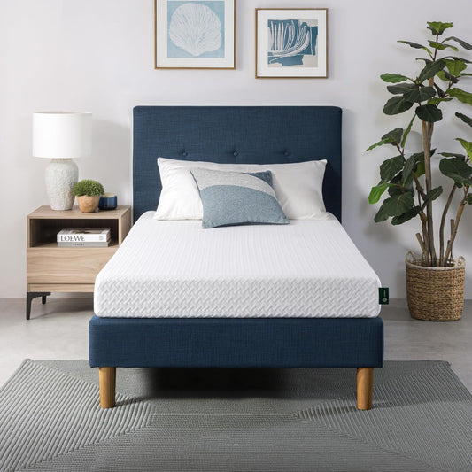 ZINUS 6 Inch Twin Memory Foam Mattress - Cooling Essential Design, Medium Feel, Fiberglass Free, Safe Materials