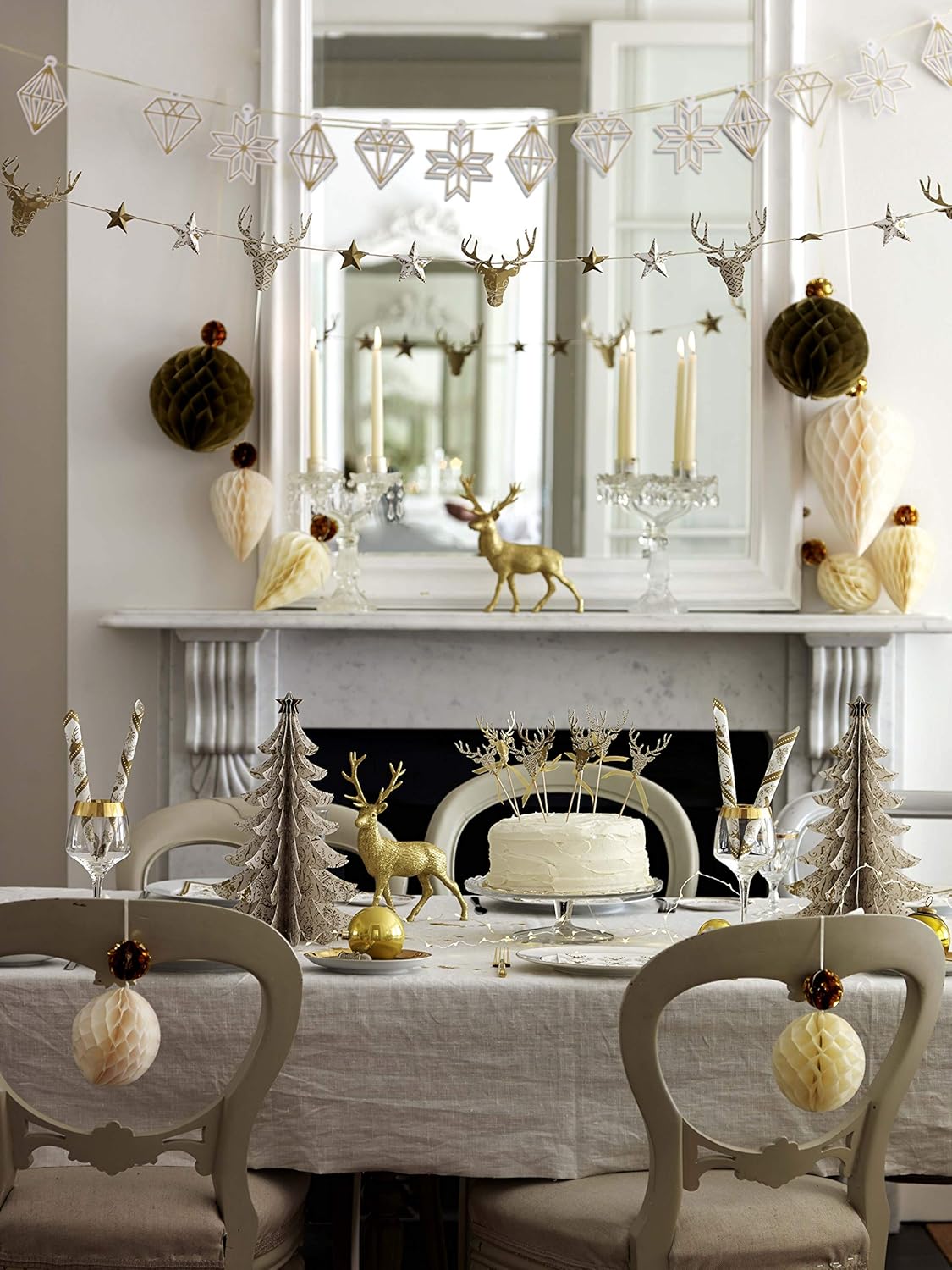 Gold Party Decorations Set - Elegant Gold Paper Plates for Weddings, Showers & Birthdays