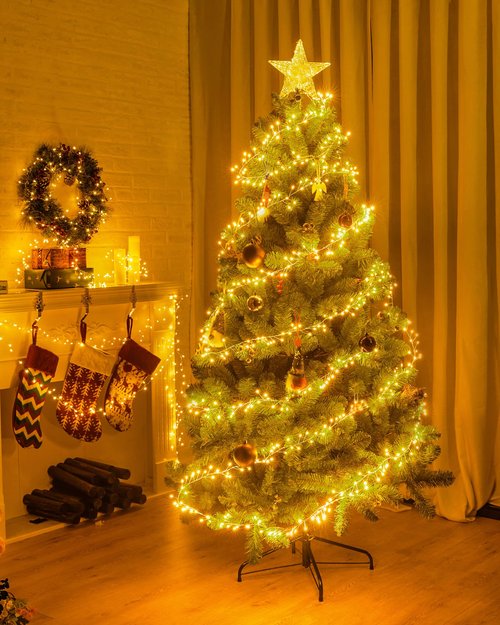 Fairy Lights Battery Operated, 60 LED Fairy String Lights Waterproof Silver Wire 5 Feet Firecracker Starry Light for DIY Wreath Home Wedding Bedroom Mason Jar Holiday Christmas Ramadan Decorations