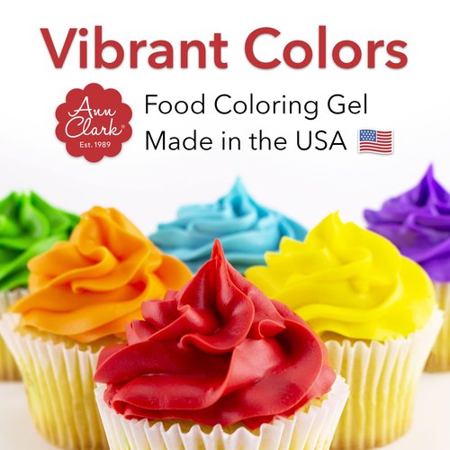 Ann Clark Pumpkin Orange Food Coloring Gel .70 oz. Professional Grade Made in USA