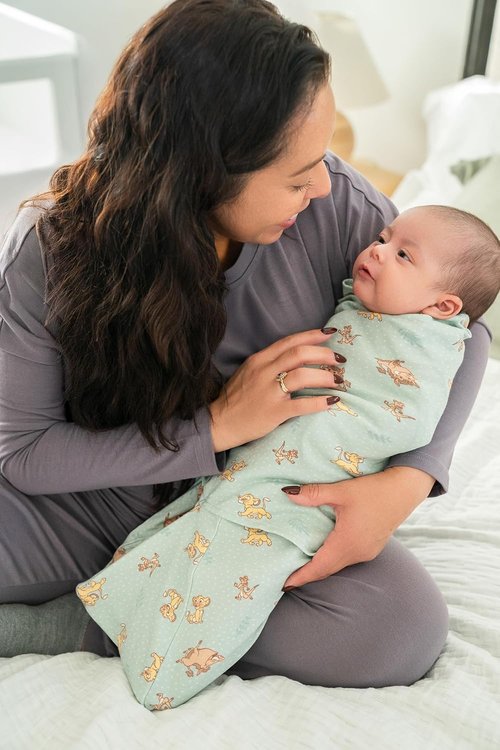 HALO 100% Cotton Sleepsack Swaddle - 3-Way Adjustable Wearable Blanket, Small, TOG 1.5, Lion King Design