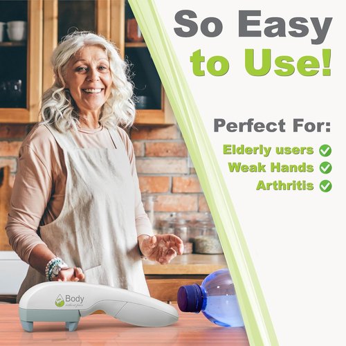 Electric Bottle Opener - Automatic Solution for Easy Water Bottle Opening | Ideal for Seniors & Arthritis