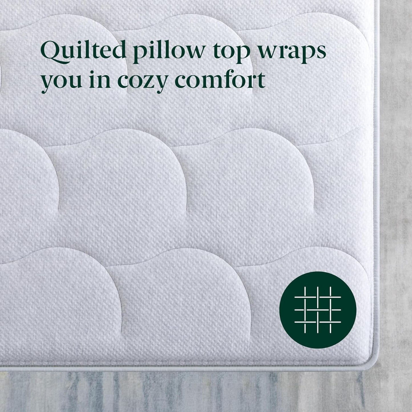 Zinus Cool Support Hybrid Mattress - 13 Inch Cooling Gel Memory Foam | Medium Firm, Queen Size, CertiPUR-US Certified