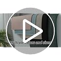 YIHOUSE Bathroom Rugs Thin Bath Mat Sets 2 Pieces Quick Dry,Beige