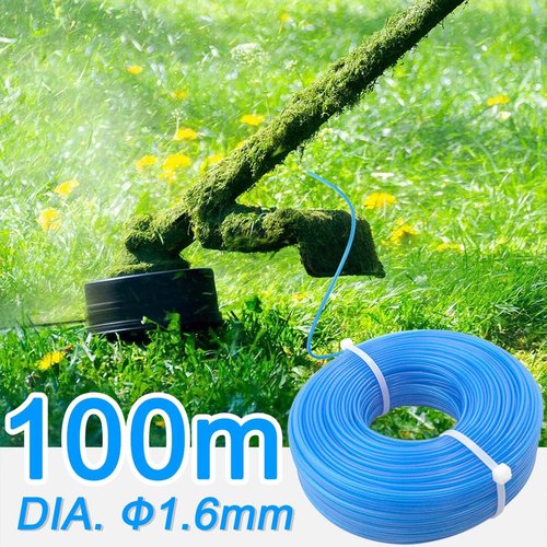 Grass Trimmer Line - 328ft .065'' Nylon Replacement Spool for String Trimmers - Durable Blue