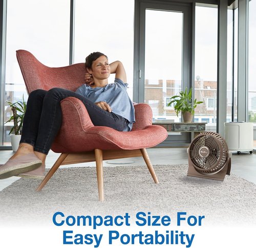 Air King 9525 9-Inch Pivot Fan - 2-Speed Adjustable Airflow for Optimal Comfort
