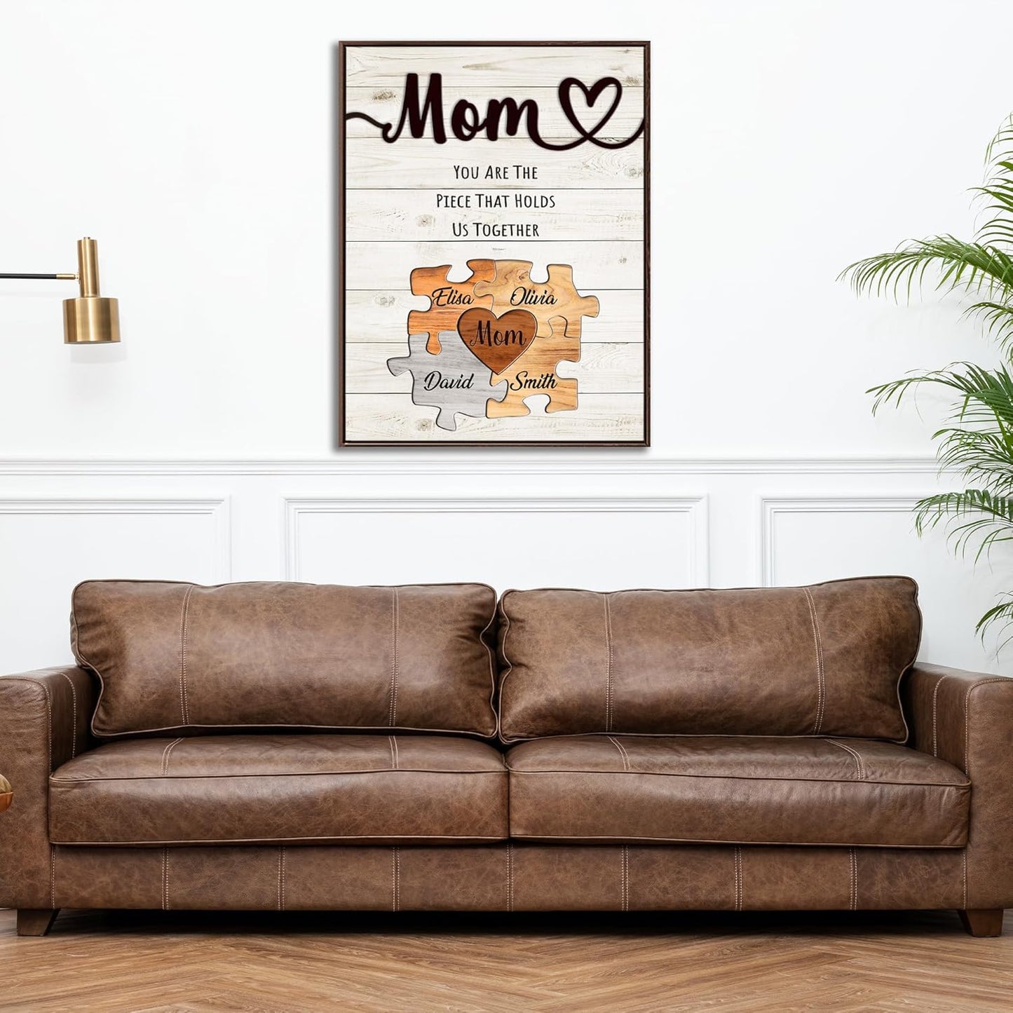 Skiennix Personalized Mother's Day Gift - Custom Puzzles & Canvas Prints for Mom | Unique Wall Art Decor