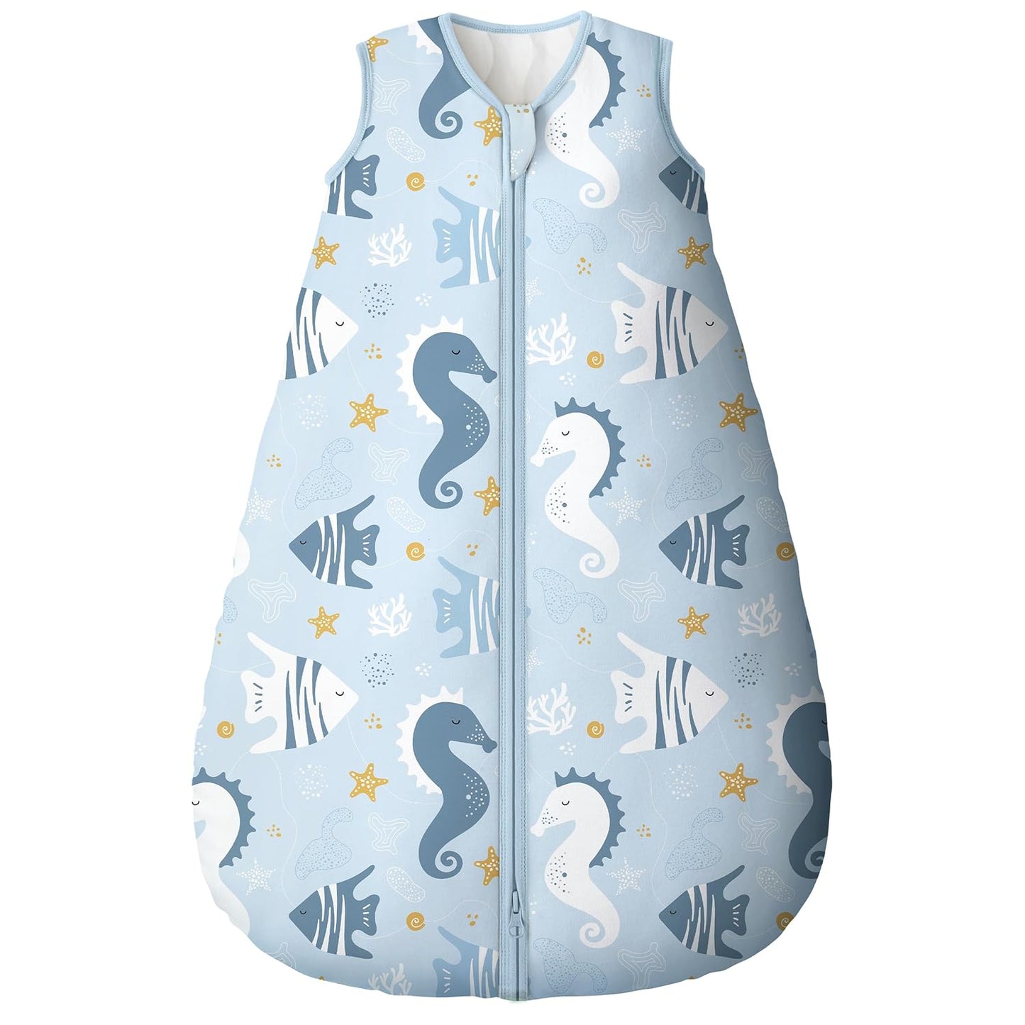 Yoofoss Baby Sleep Sack - 0-6 Months TOG 2.5 Wearable Blanket | 100% Organic Cotton, Soft & Warm