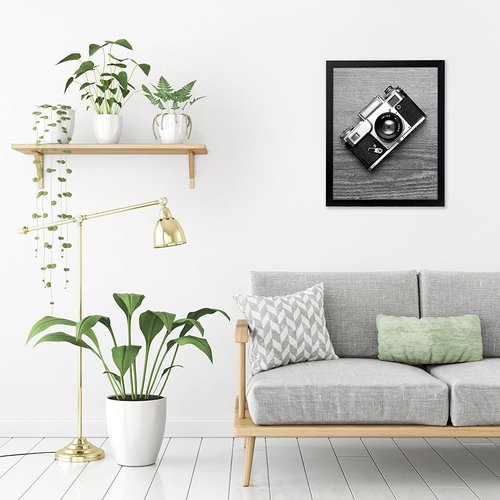 Americanflat 16x20 Picture Frame - Black Polished Plexiglass for Vertical/Horizontal Display | Epic Collection