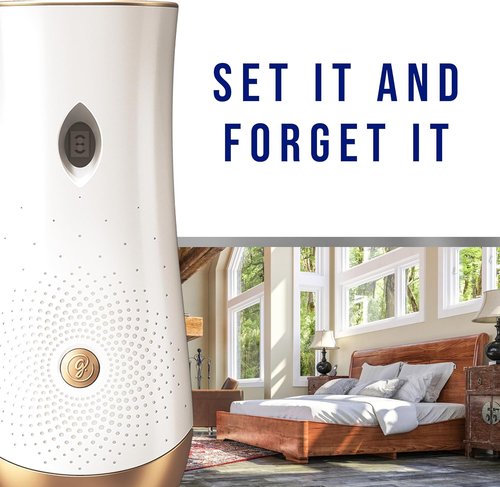 Glade Automatic Spray Refill - Juniper & Teak Air Freshener for Home & Bathroom | 6.2 Oz