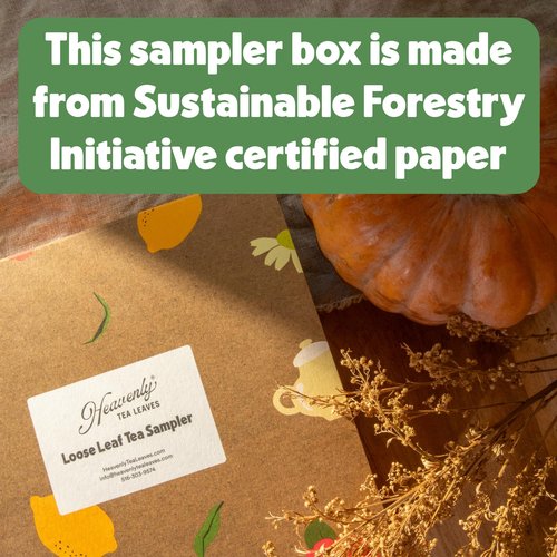 Heavenly Tea Leaves Organic Herbal Loose Leaf Tea Sampler Gift Set (Approx. 90 Cups) - 9 Flavor Variety Pack, Naturally Caffeine Free Tisanes, Assorted Herbal Teas, Hot or Iced