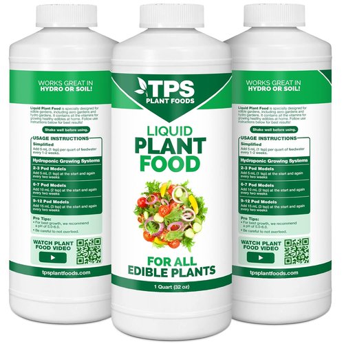 AeroGarden Liquid Plant Food - Premium Hydroponic Fertilizer for Thriving Growth | 32 oz (1 Quart)