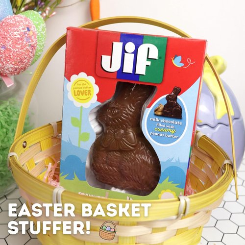 Jif Milk Chocolate Peanut Butter Bunny - Delicious Easter Basket Candy | 2 Ounces (Pack of 3)