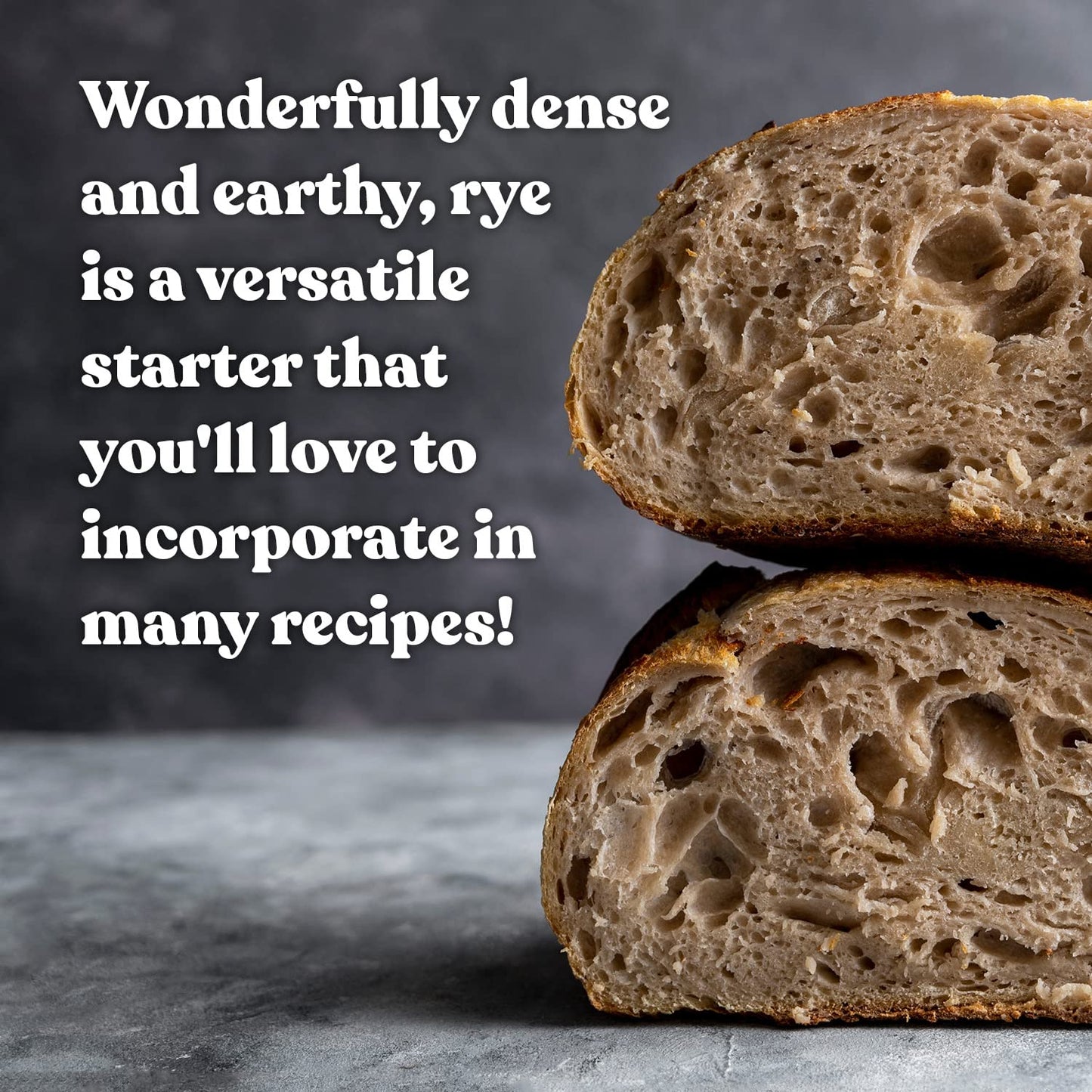 Cultures for Health Rye Sourdough Starter | Heirloom Style Dehydrated Culture for Baking Artisan Bread | DIY English Muffins, Noodles, Waffles, & More | Non-GMO Prebiotic Sourdough Bread